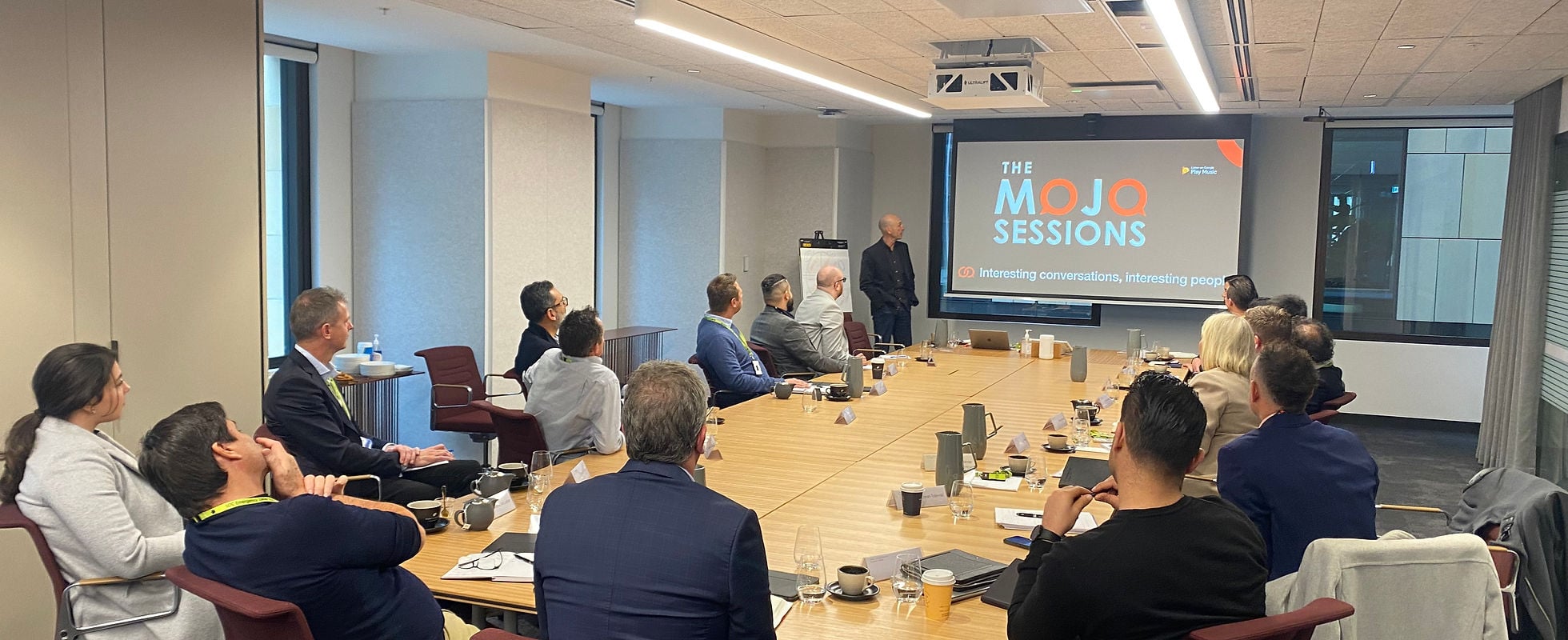 Leadership Think Tank CEO members in a confidential peer advisory session